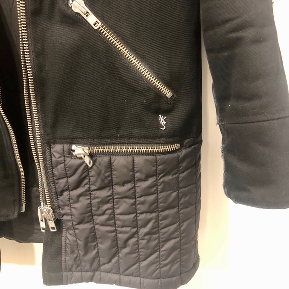 The Kooples Sport Black Parka - Picture 5 of 9